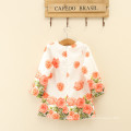 Girls floral long sleeve winter designs new arrivals for women trendy lovely clothes baby girl apparel alibaba chinese